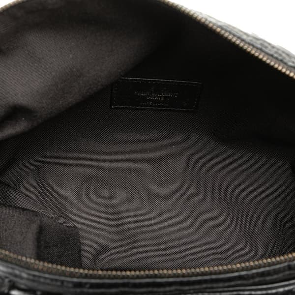 Pre-owned Saint Laurent Nylon Nuxx Belt Bag Black