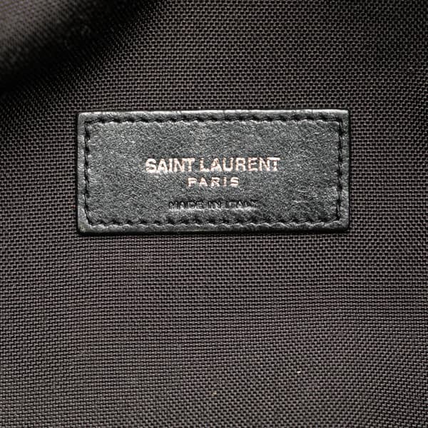 Pre-owned Saint Laurent Nylon Nuxx Belt Bag Black