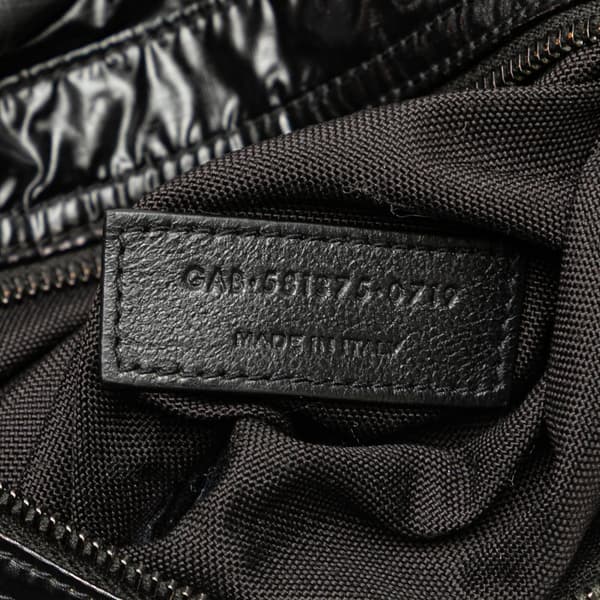 Pre-owned Saint Laurent Nylon Nuxx Belt Bag Black