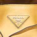 Miniatyrbilde 5 av 8: Pre-owned Prada Soft Calf Convertible Drawstring Bucket Bag Yellow
