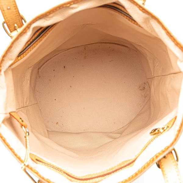 Pre-owned Louis Vuitton Monogram Bucket GM Brown