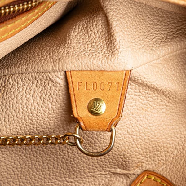 Pre-owned Louis Vuitton Monogram Bucket GM Brown