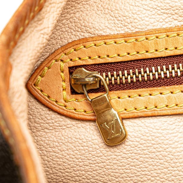 Pre-owned Louis Vuitton Monogram Bucket GM Brown