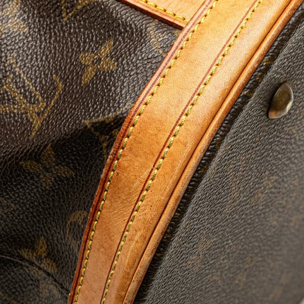 Pre-owned Louis Vuitton Monogram Bucket GM Brown