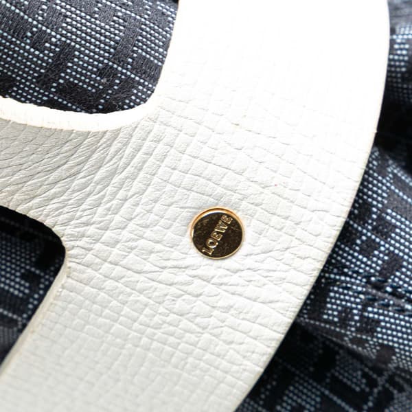Pre-owned LOEWE Canvas Bucket Bag Blue