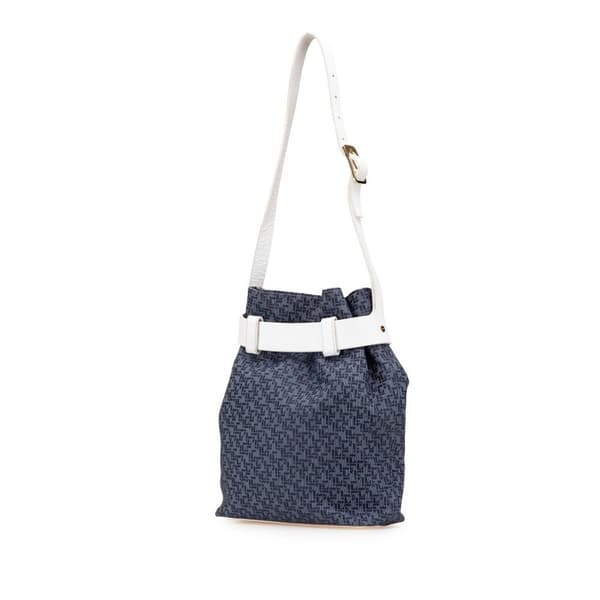 Pre-owned LOEWE Canvas Bucket Bag Blue
