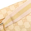 Miniatyrbillede 10 af 10: Pre-owned Gucci GG Canvas Web Double Pocket Belt Bag Brown
