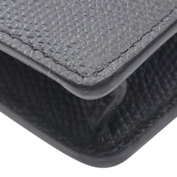 Pre-owned Dior Leather Saddle Belt Pouch Black