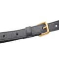 Miniatyrbild 9 av 9: Pre-owned Dior Leather Saddle Belt Pouch Black