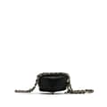 Pikkukuva 3 / 10: Pre-owned Chanel Mini Lambskin CC in Love Heart Belt Bag Black