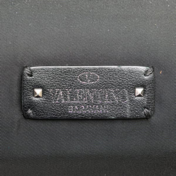 Pre-owned Valentino Nylon VLTN Belt Bag Black