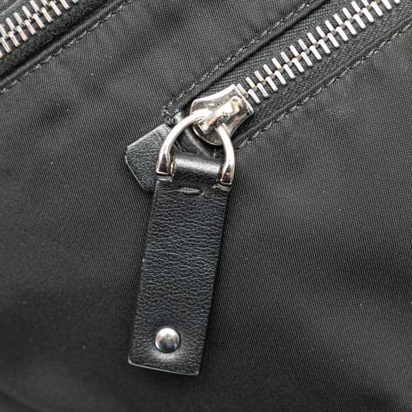 Pre-owned Valentino Nylon VLTN Belt Bag Black