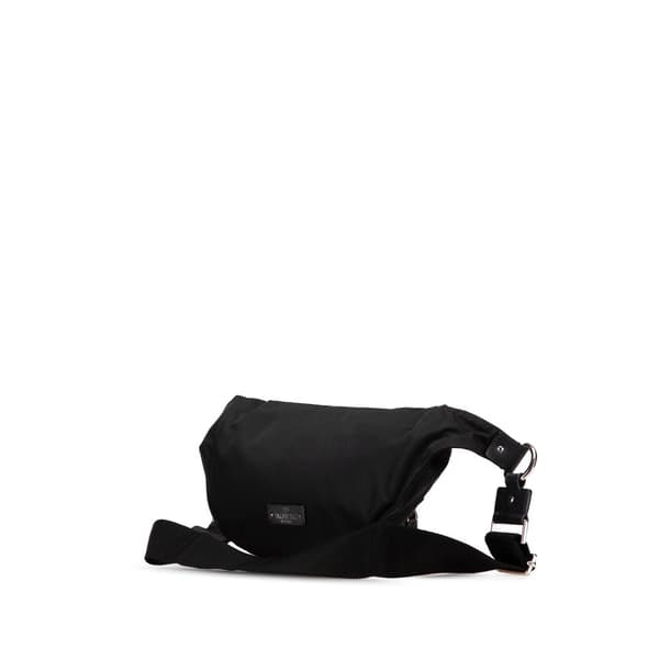Pre-owned Valentino Nylon VLTN Belt Bag Black