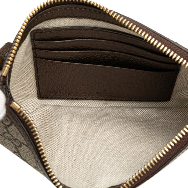Pre-owned Gucci Mini GG Supreme Blondie Belt Bag Brown