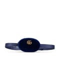 Miniatyrbilde 1 av 10: Pre-owned Gucci GG Marmont Velvet Matelasse Belt Bag Blue
