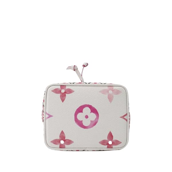 Pre-owned Louis Vuitton Monogram Watercolor Giant By the Pool Nano Noe White