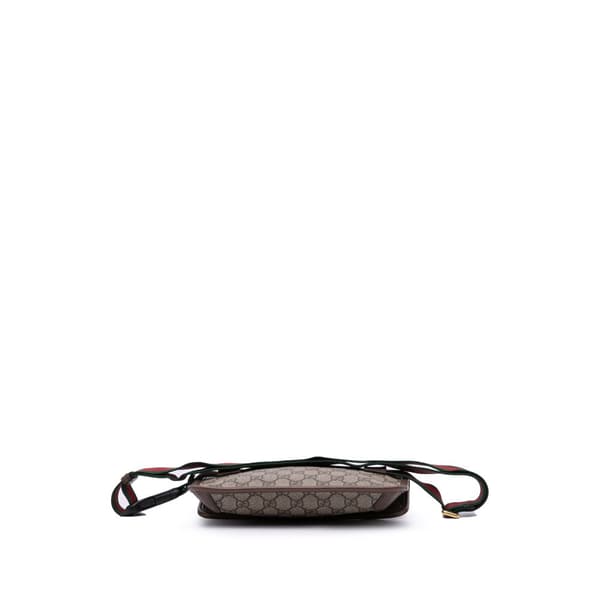 Pre-owned Gucci GG Supreme Web Neo Vintage Belt Bag Brown