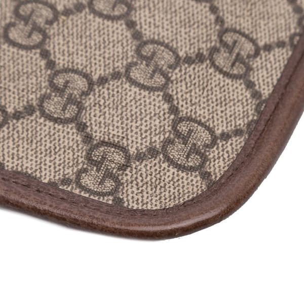 Pre-owned Gucci GG Supreme Web Neo Vintage Belt Bag Brown