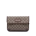Miniatyrbillede 1 af 10: Pre-owned Gucci GG Supreme Web Neo Vintage Belt Bag Brown