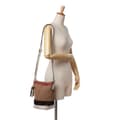 Miniatyrbild 9 av 10: Pre-owned Burberry Mini Mega Check Canvas Ashby Tassel Bucket Bag Brown