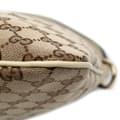 Miniatyrbild 8 av 10: Pre-owned Gucci GG Canvas New Britt Hobo Brown