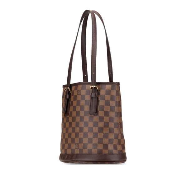 Pre-owned Louis Vuitton Damier Ebene Marais Brown