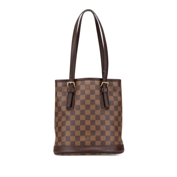 Pre-owned Louis Vuitton Damier Ebene Marais Brown