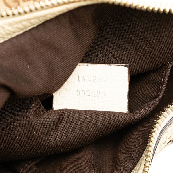 Pre-owned Gucci GG Canvas Princy Hobo Brown