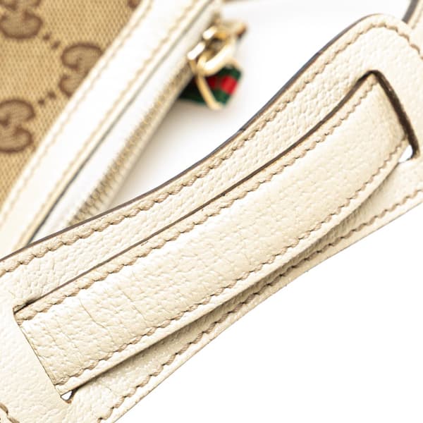 Pre-owned Gucci GG Canvas Princy Hobo Brown