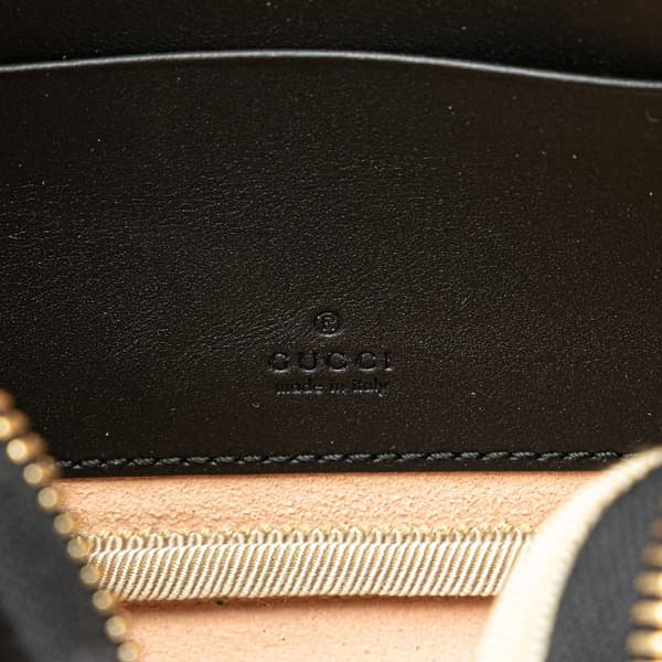Pre-owned Gucci Small Suede Ophidia Belt Bag Black