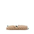 Miniatyrbillede 3 af 10: Pre-owned Gucci GG Canvas Web Double Pocket Belt Bag Brown