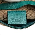 Miniatyrbillede 5 af 10: Pre-owned Gucci GG Canvas Web Double Pocket Belt Bag Brown