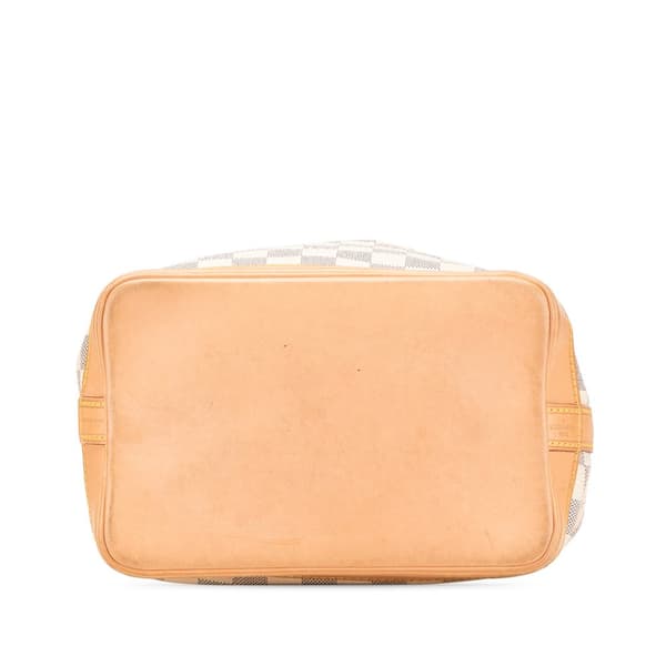Pre-owned Louis Vuitton Damier Azur Noe BB White