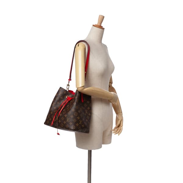 Pre-owned Louis Vuitton Monogram Neonoe MM Brown