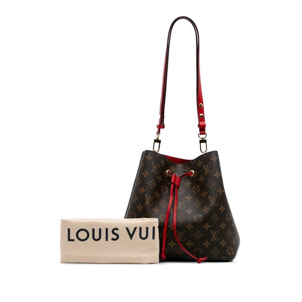 Pre-owned Louis Vuitton Monogram Neonoe MM Brown