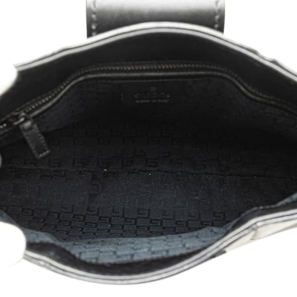 Pre-owned Gucci Leather Hobo Black