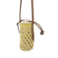 Pikkukuva 2 / 7: Pre-owned LOEWE Paulas Ibiza Anagram Raffia Pocket Bucket Bag Yellow