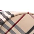 Miniatyrbillede 8 af 10: Pre-owned Burberry Velvet Trimmed House Check Canvas Bucket Bag Brown
