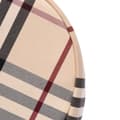 Miniatyrbillede 9 af 10: Pre-owned Burberry Velvet Trimmed House Check Canvas Bucket Bag Brown