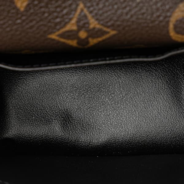 Pre-owned Louis Vuitton Monogram Daily Multi Pocket 30mm Belt Brown