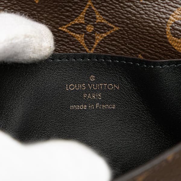 Pre-owned Louis Vuitton Monogram Daily Multi Pocket 30mm Belt Brown