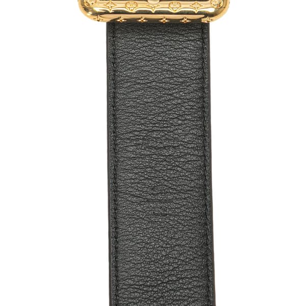 Pre-owned Louis Vuitton Monogram Daily Multi Pocket 30mm Belt Brown