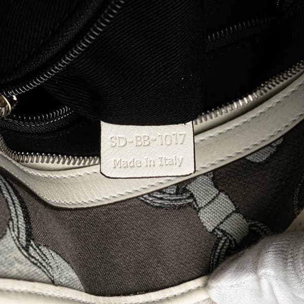 Pre-owned Celine Macadam Canvas Bittersweet Hobo Gray