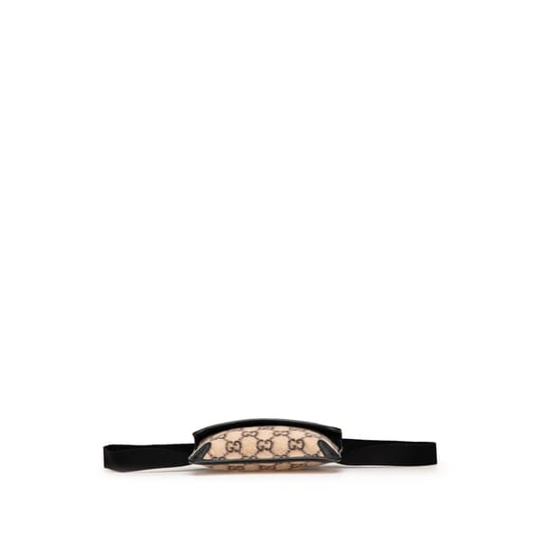Pre-owned Gucci GG Wool Slim Belt Bag Brown