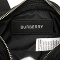 Miniatyrbild 5 av 10: Pre-owned Burberry Econyl Nylon Logo Cannon Bum Bag Black