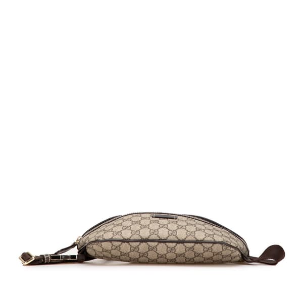 Pre-owned Gucci GG Supreme Belt Bag Brown