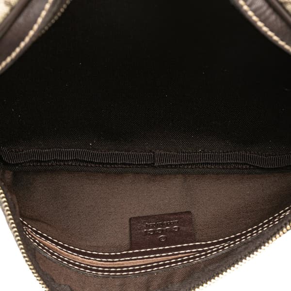 Pre-owned Gucci GG Supreme Belt Bag Brown