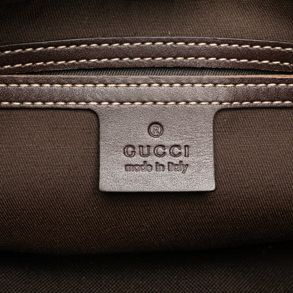 Pre-owned Gucci GG Supreme Belt Bag Brown