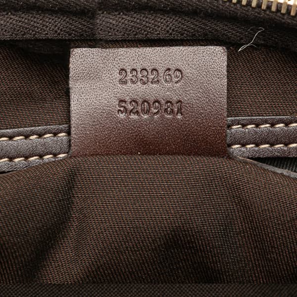 Pre-owned Gucci GG Supreme Belt Bag Brown