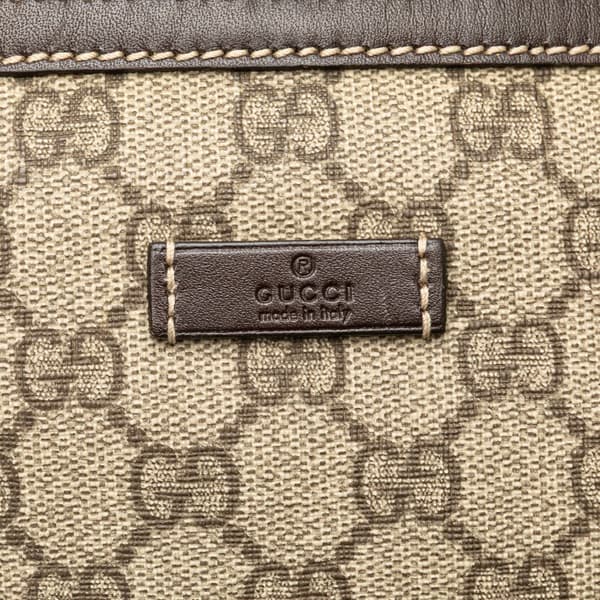 Pre-owned Gucci GG Supreme Belt Bag Brown